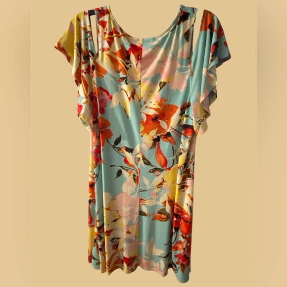 London Times Multicolor Floral Dress - Picture 2 of 5